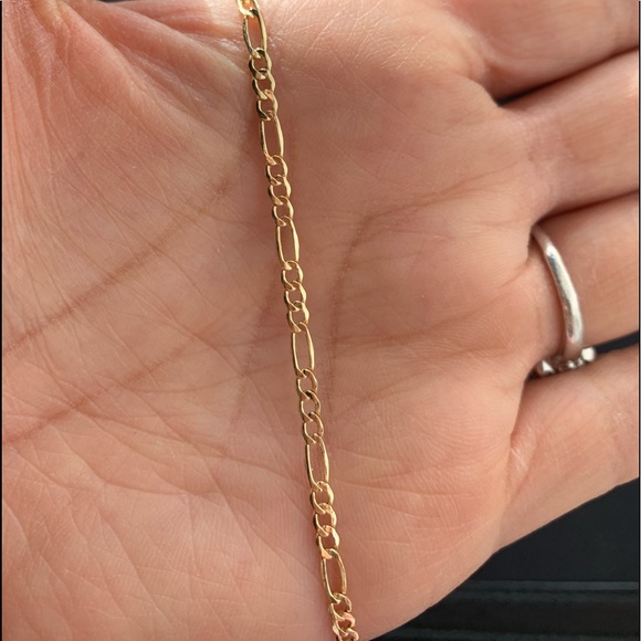 14k Yellow Gold 2.6mm Figaro Chain - Picture 4 of 8